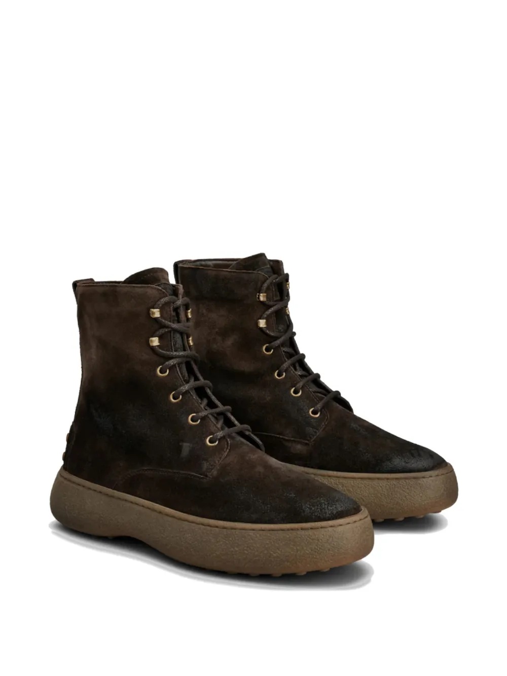 Tod's Veterlaarzen met monogram-reliëf Bruin