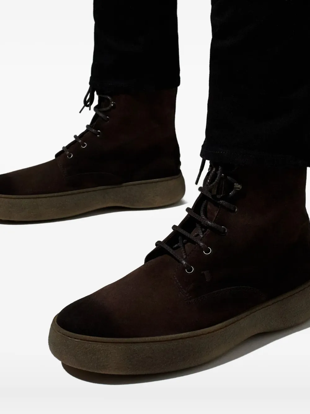 Tod's Veterlaarzen met monogram-reliëf Bruin