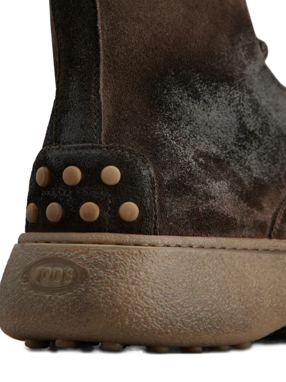 Tod's Veterlaarzen met monogram-reliëf Bruin