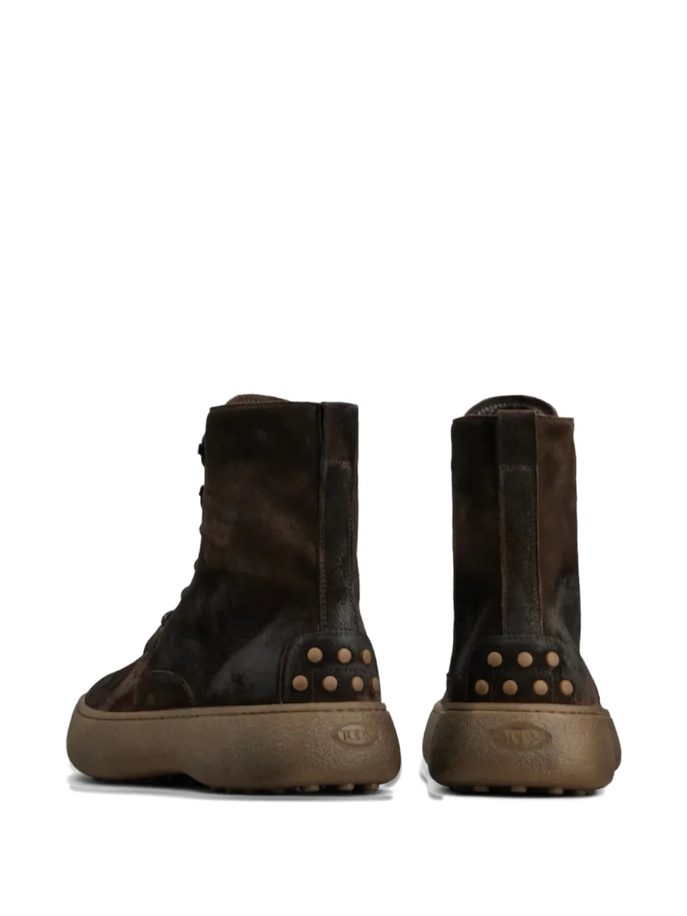 Tod's Veterlaarzen met monogram-reliëf Bruin