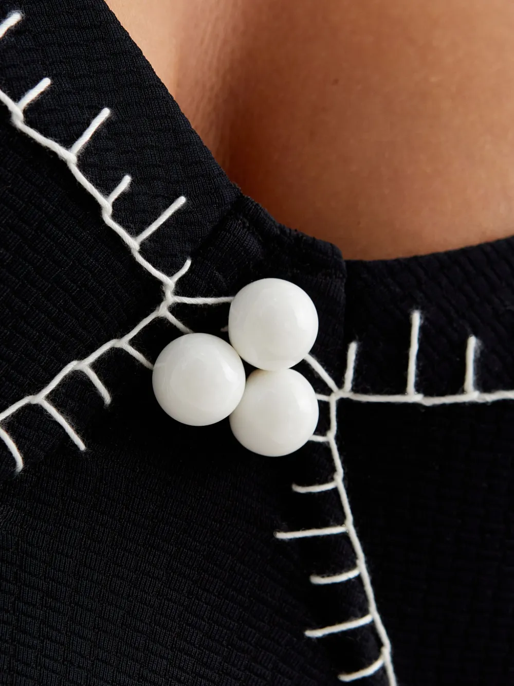 Marysia Salento Maillot Button Detail One Piece In Black