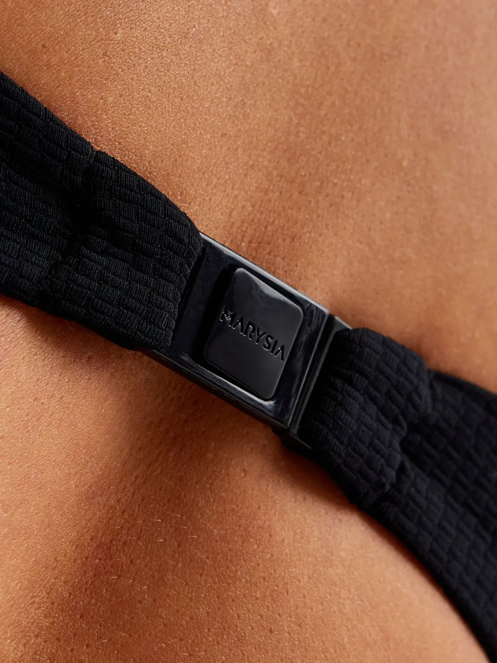 Marysia Salento Maillot Button Detail One Piece In Black