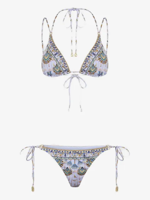 Camilla patterned embellished swimsuit