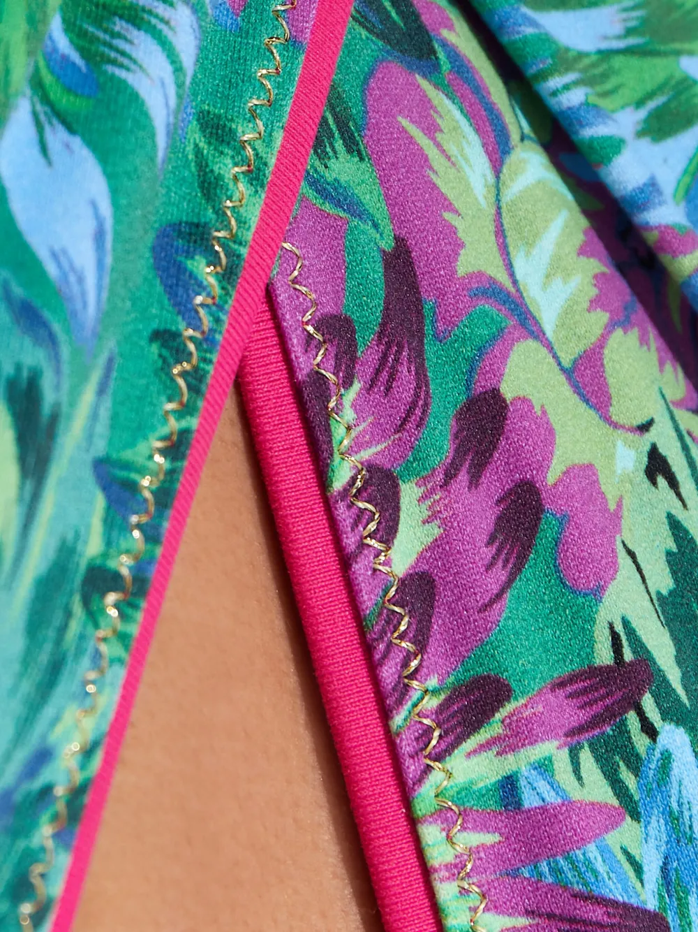 Reina Olga Bikini met bloemenprint Groen