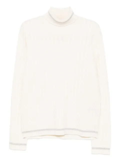 Eleventy cable-knit jumper