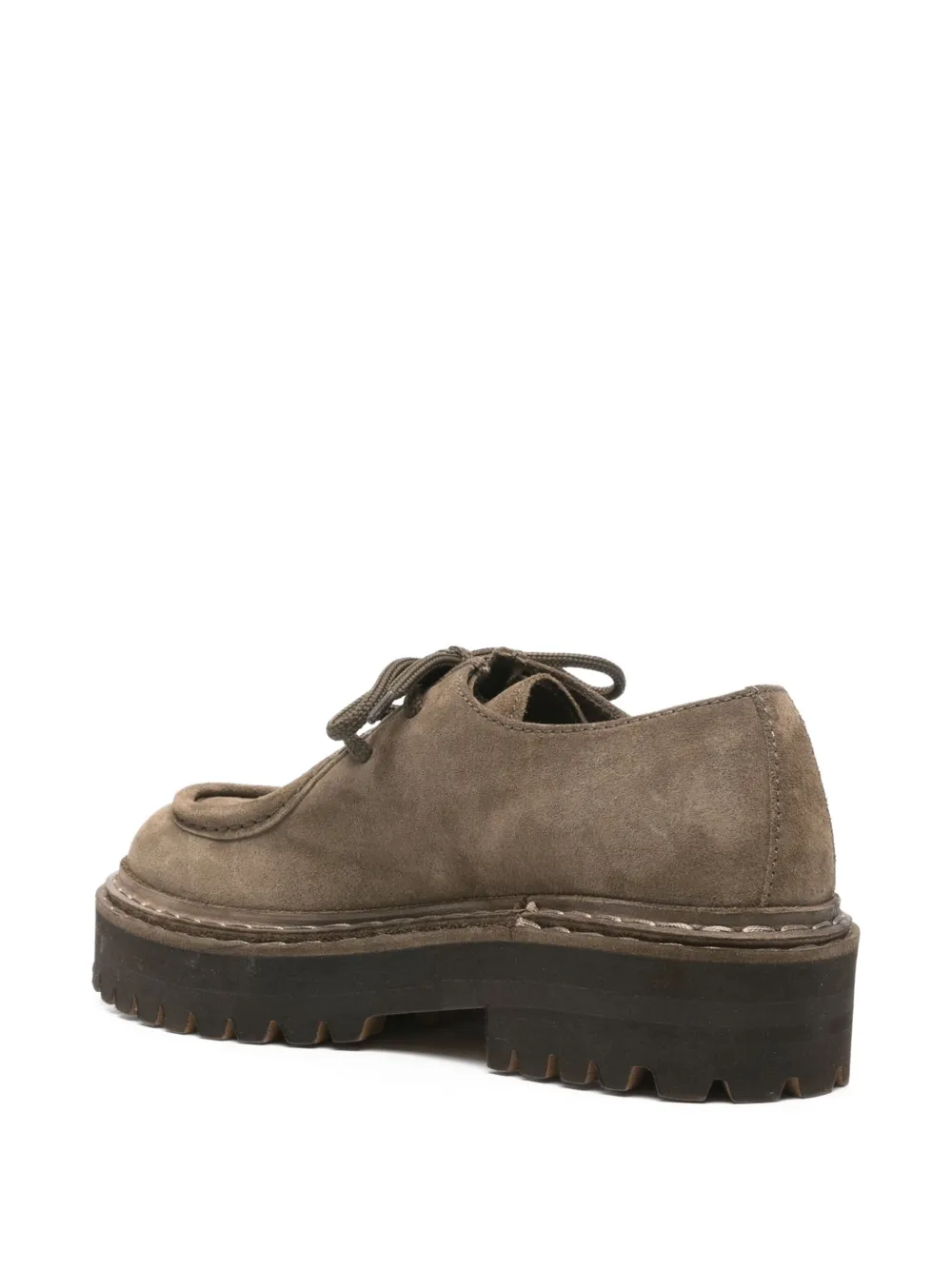 Officine Creative Lace-up Loafers In Green