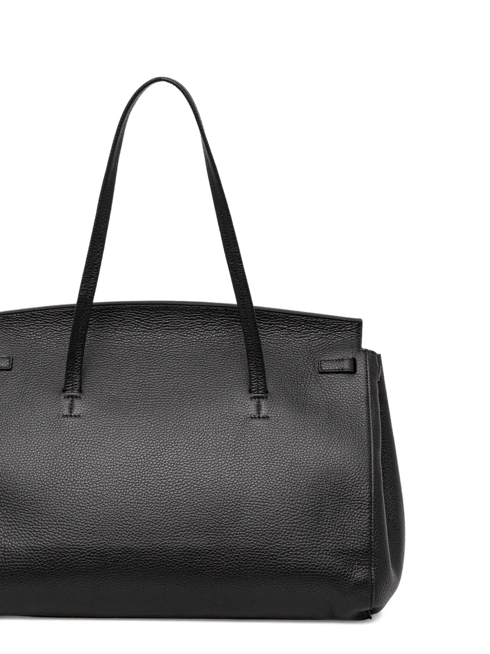 Liviana Conti Leather Tote Bag In Black