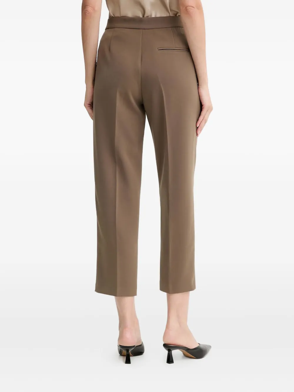  Isabelle Blanche Cropped Trousers - Brown 