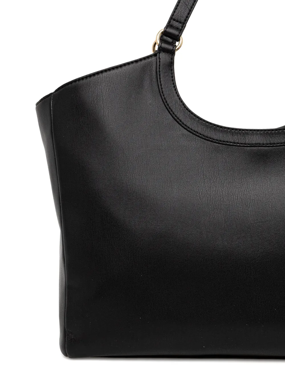 Love Moschino Logo-plaque Tote Bag In Black