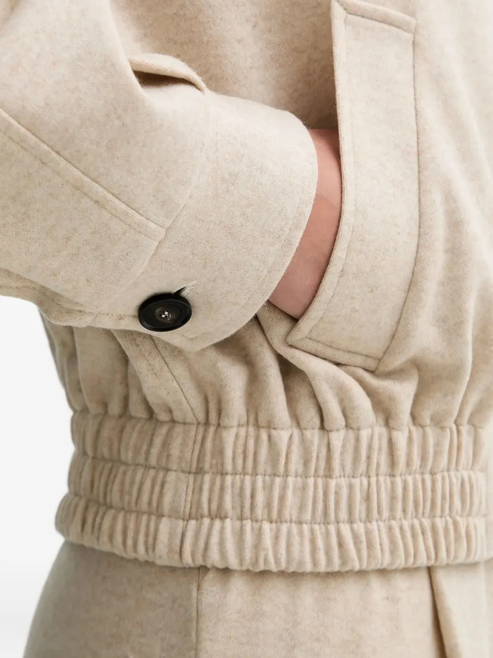 Liviana Conti Rooney jack met rits Beige