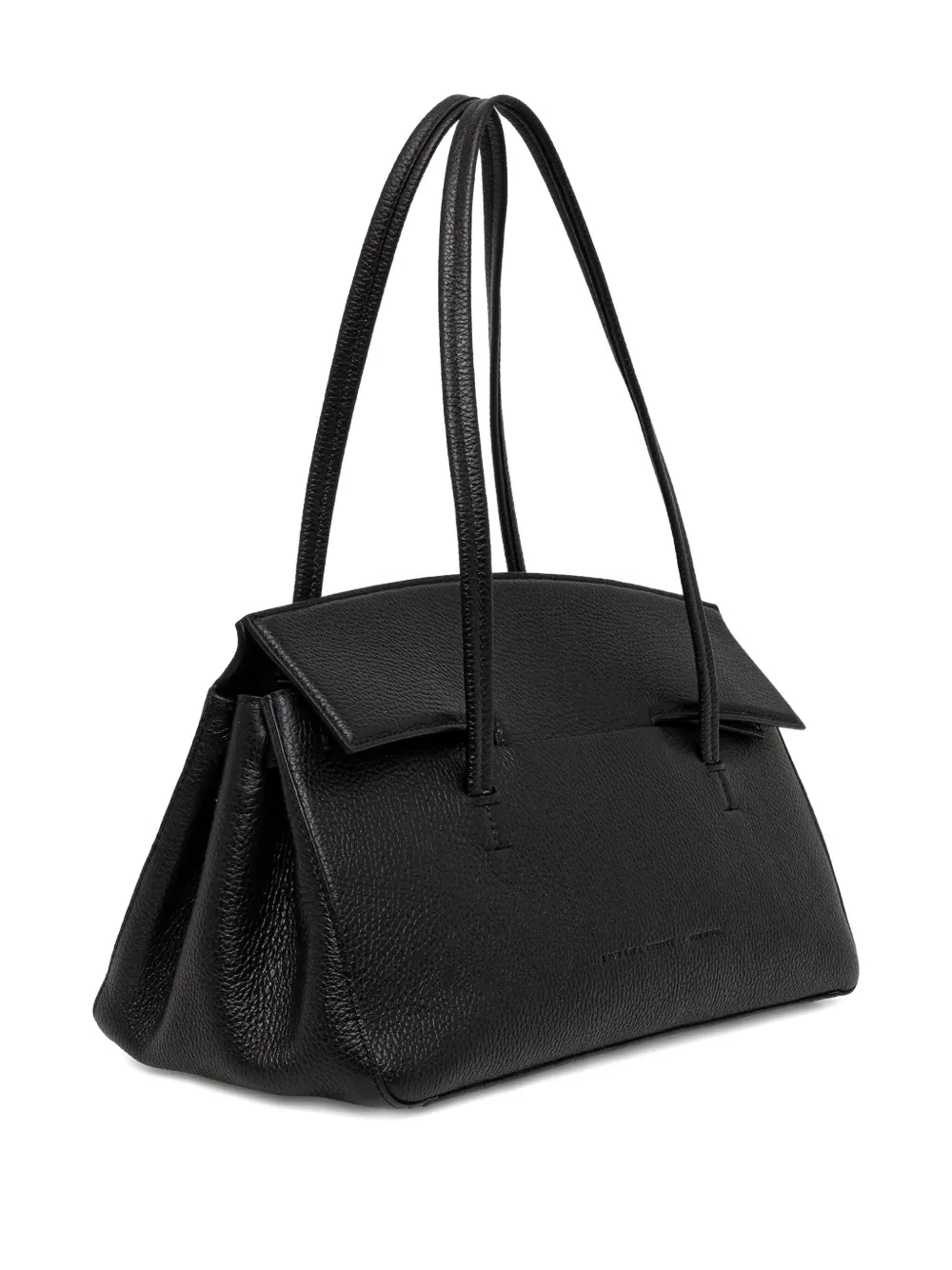Liviana Conti leather tote bag - Zwart