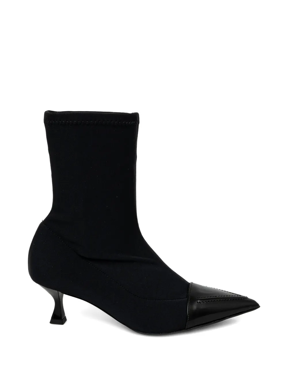 Love Moschino pointed-toe heeled boots Zwart