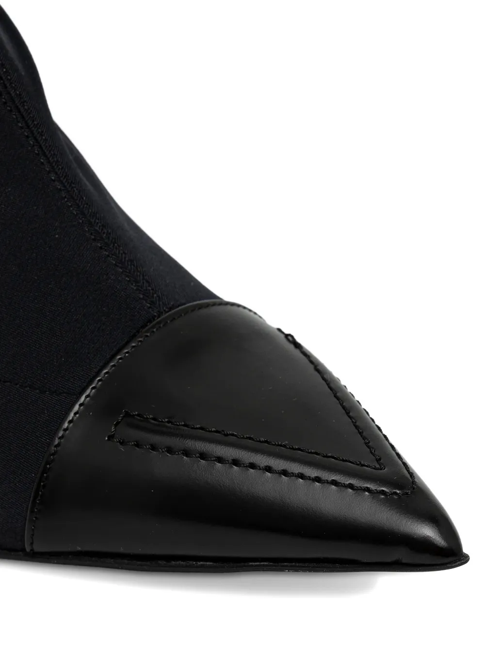 Love Moschino pointed-toe heeled boots Zwart