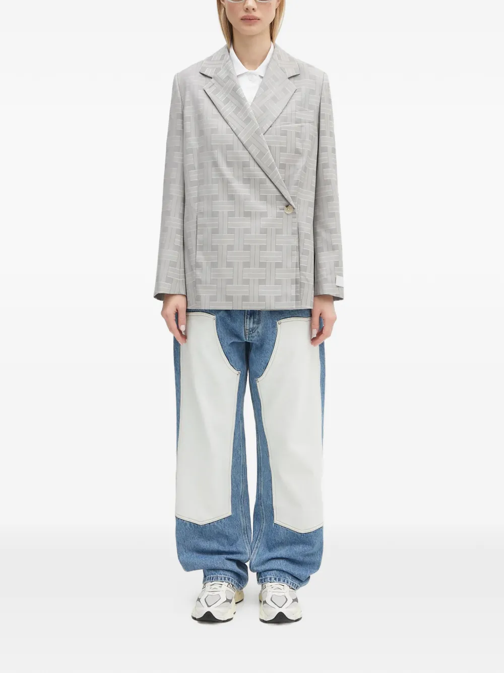 Kenzo patterned double-breasted blazer | Blazers | Image 2