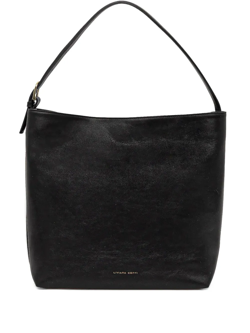 Liviana Conti Leather Tote Bag In Black