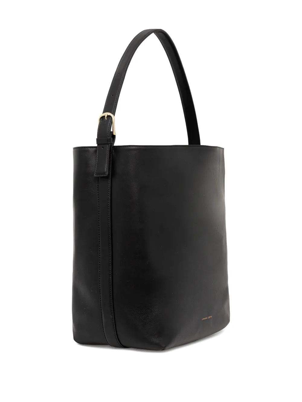 Liviana Conti leather tote bag - Zwart