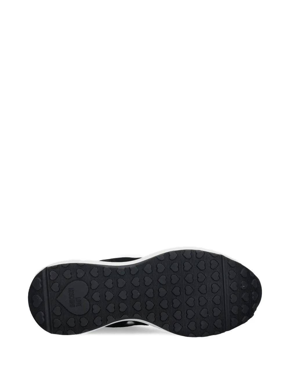 Love Moschino heart-detail sneakers Zwart