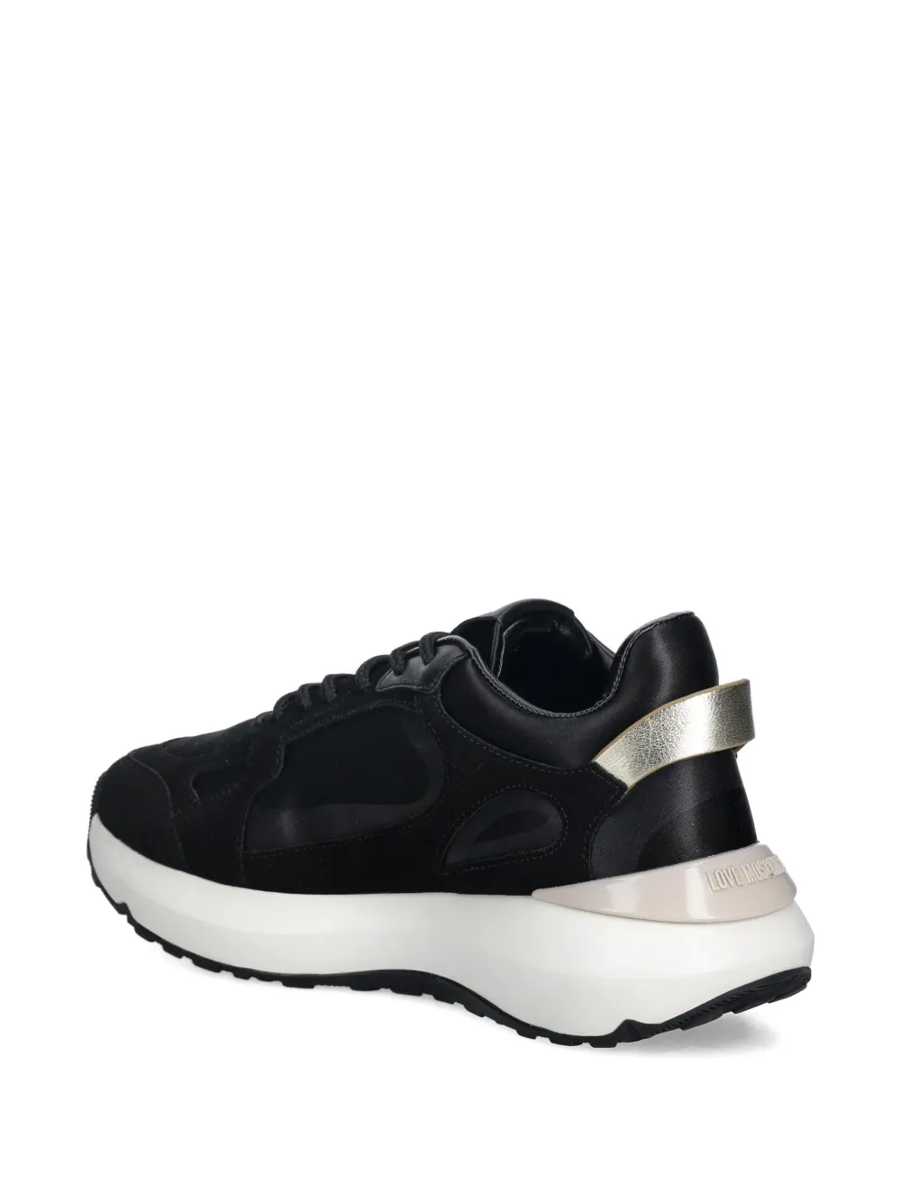 Love Moschino heart-detail sneakers Zwart