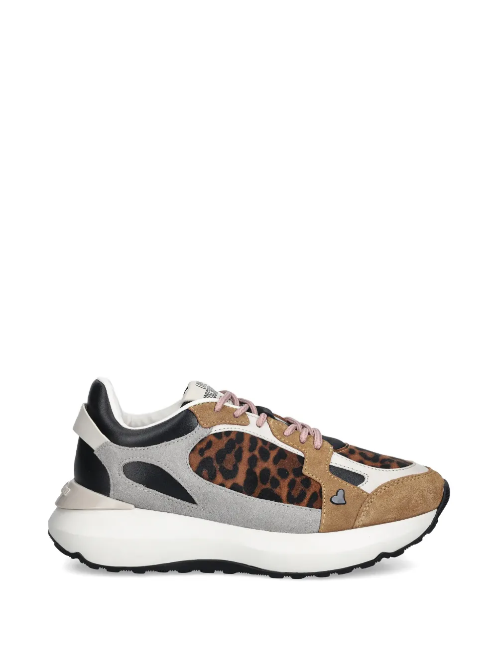 Love Moschino leopard-print sneakers Bruin