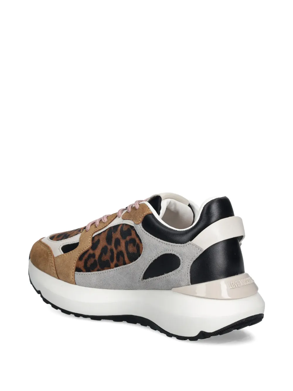 Love Moschino leopard-print sneakers Bruin
