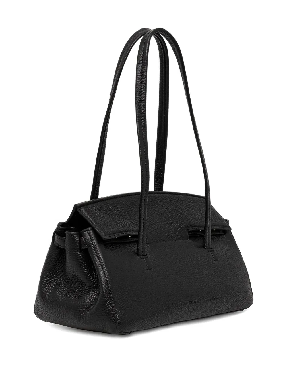 Liviana Conti leather tote bag - Zwart