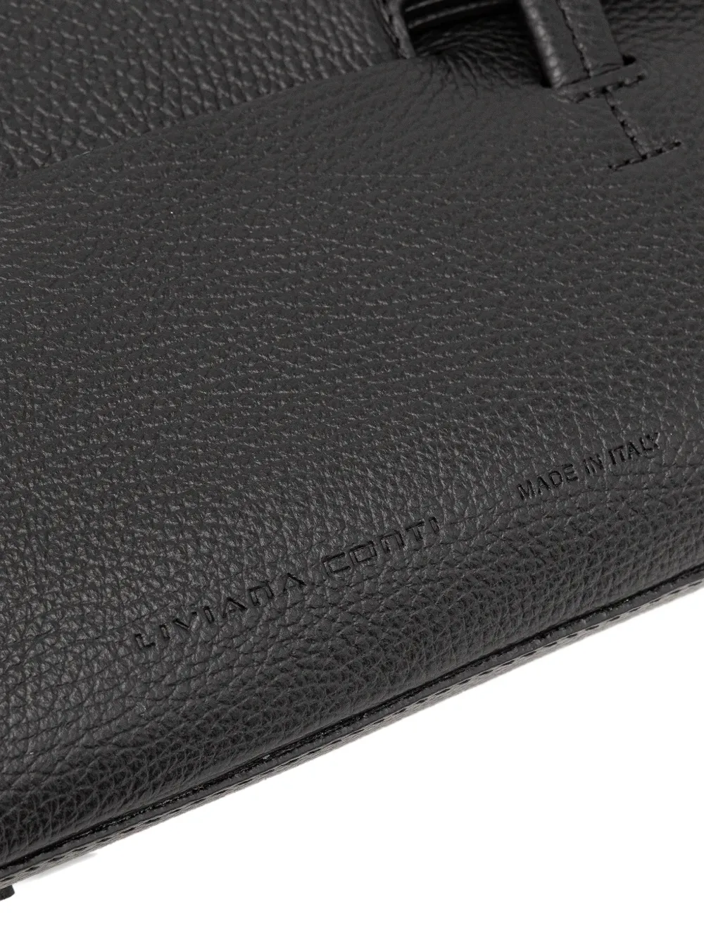 Liviana Conti Leather Tote Bag In Black