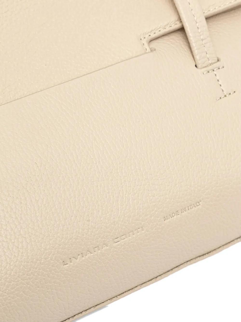 Liviana Conti Leather Tote Bag In Neutral