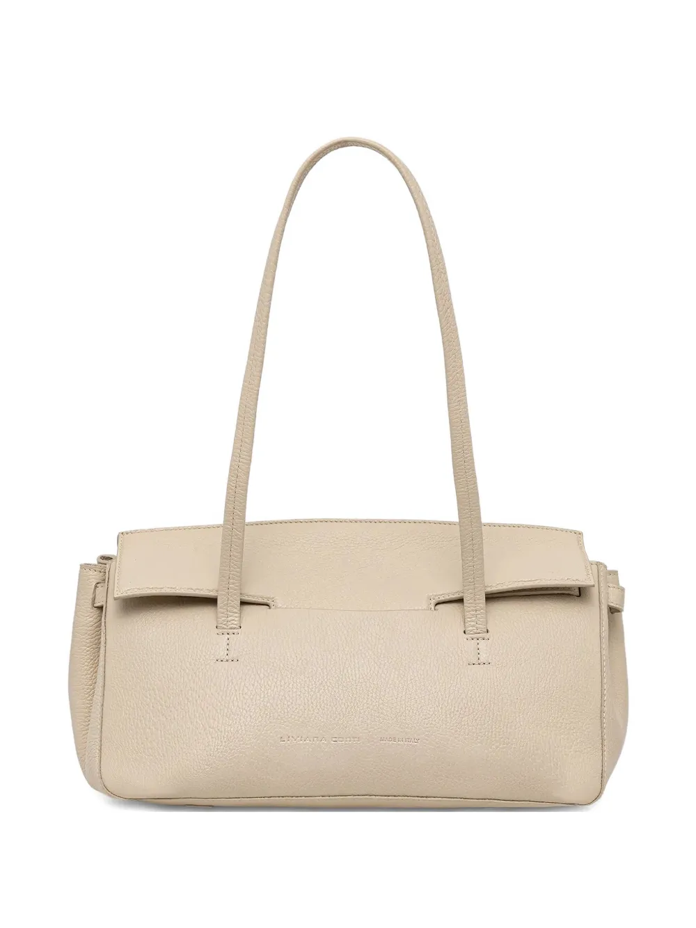 Liviana Conti Leather Tote Bag In Neutral