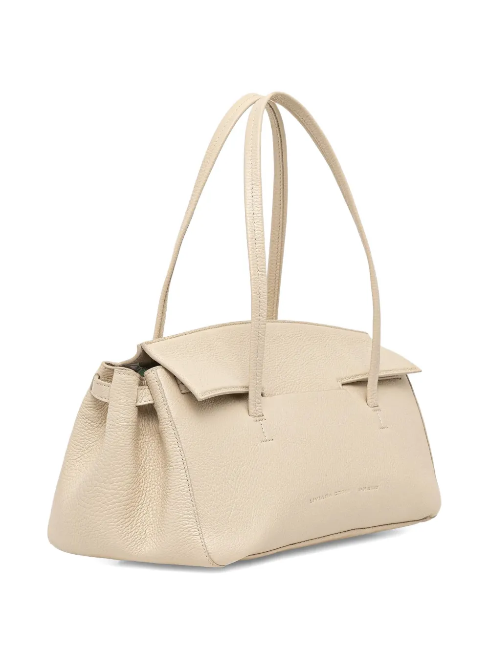 Liviana Conti leather tote bag - Beige