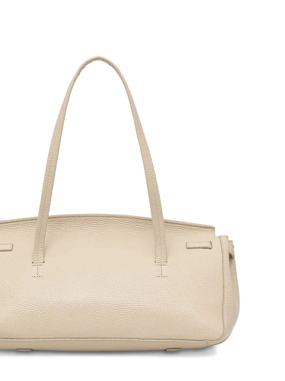 Liviana Conti Leather Tote Bag In Neutral