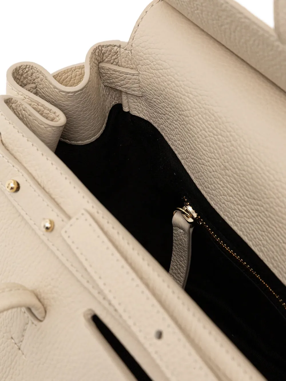 Liviana Conti Leather Tote Bag In Neutral