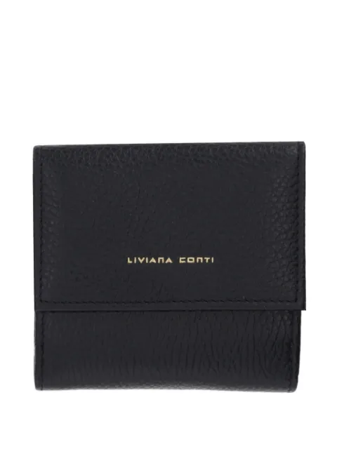 Liviana Conti small grained flap wallet
