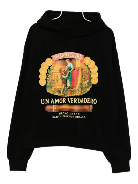 Melt hoodie estampada