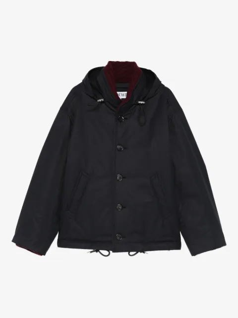 LOEWE padded hooded jacket 