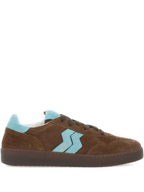 STRYPE logo-patch suede sneakers 