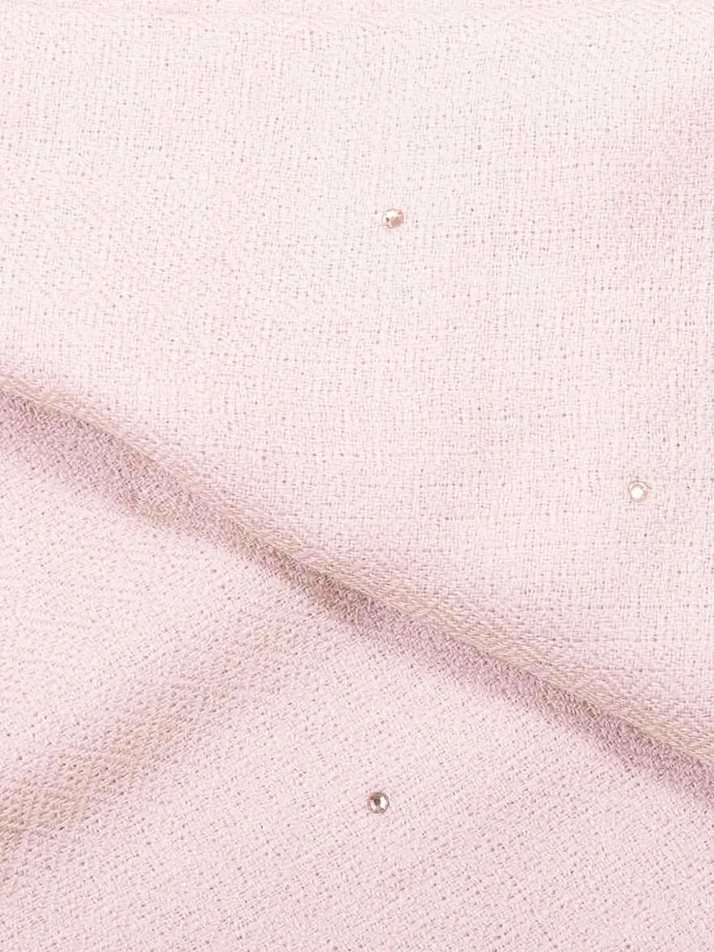 Pashmina Crystal-embelished Scarf In Pink