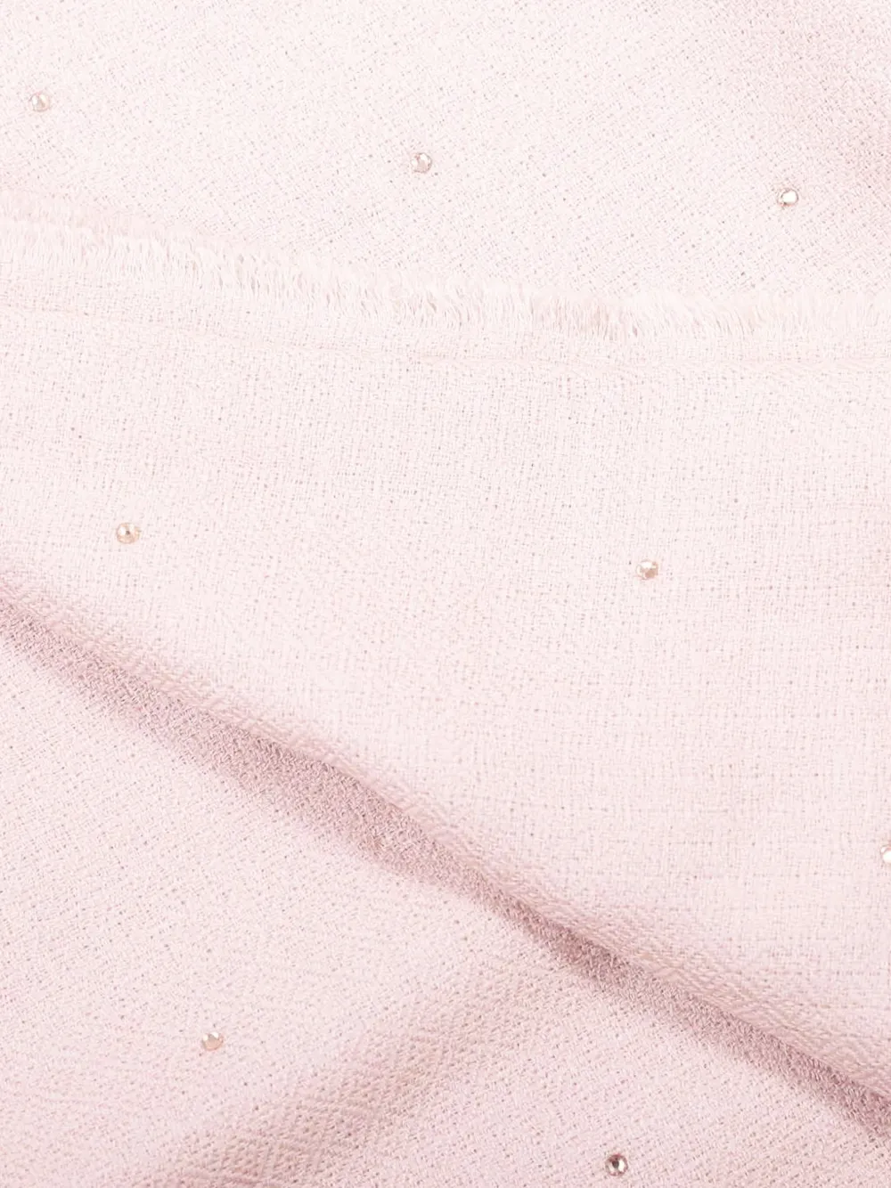 Pashmina Crystal-embelished Scarf In Pink