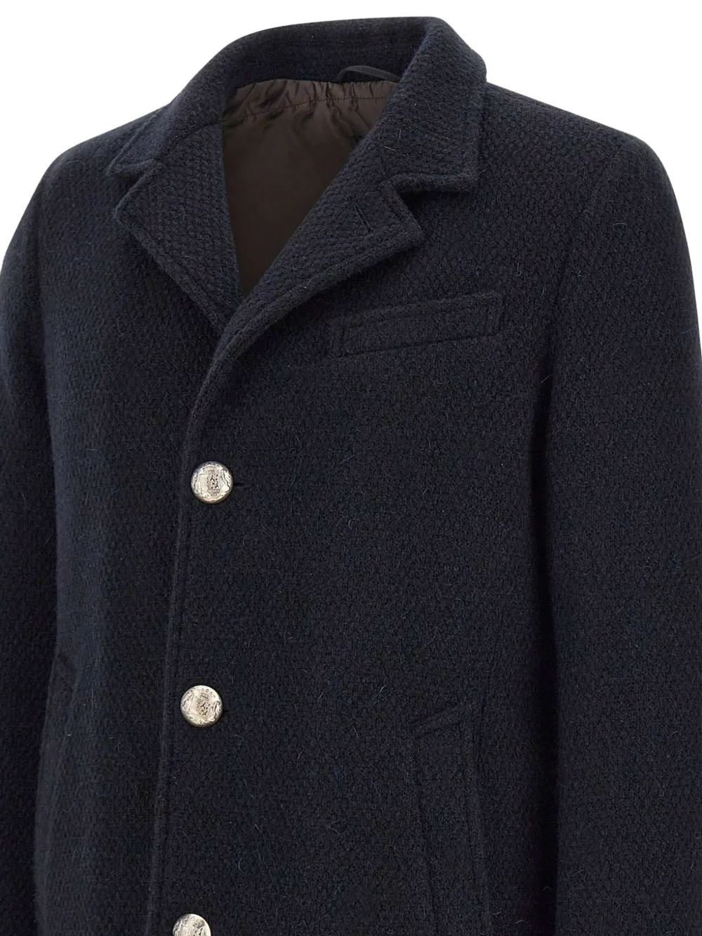 Gsm-75 Wollen jas Blauw