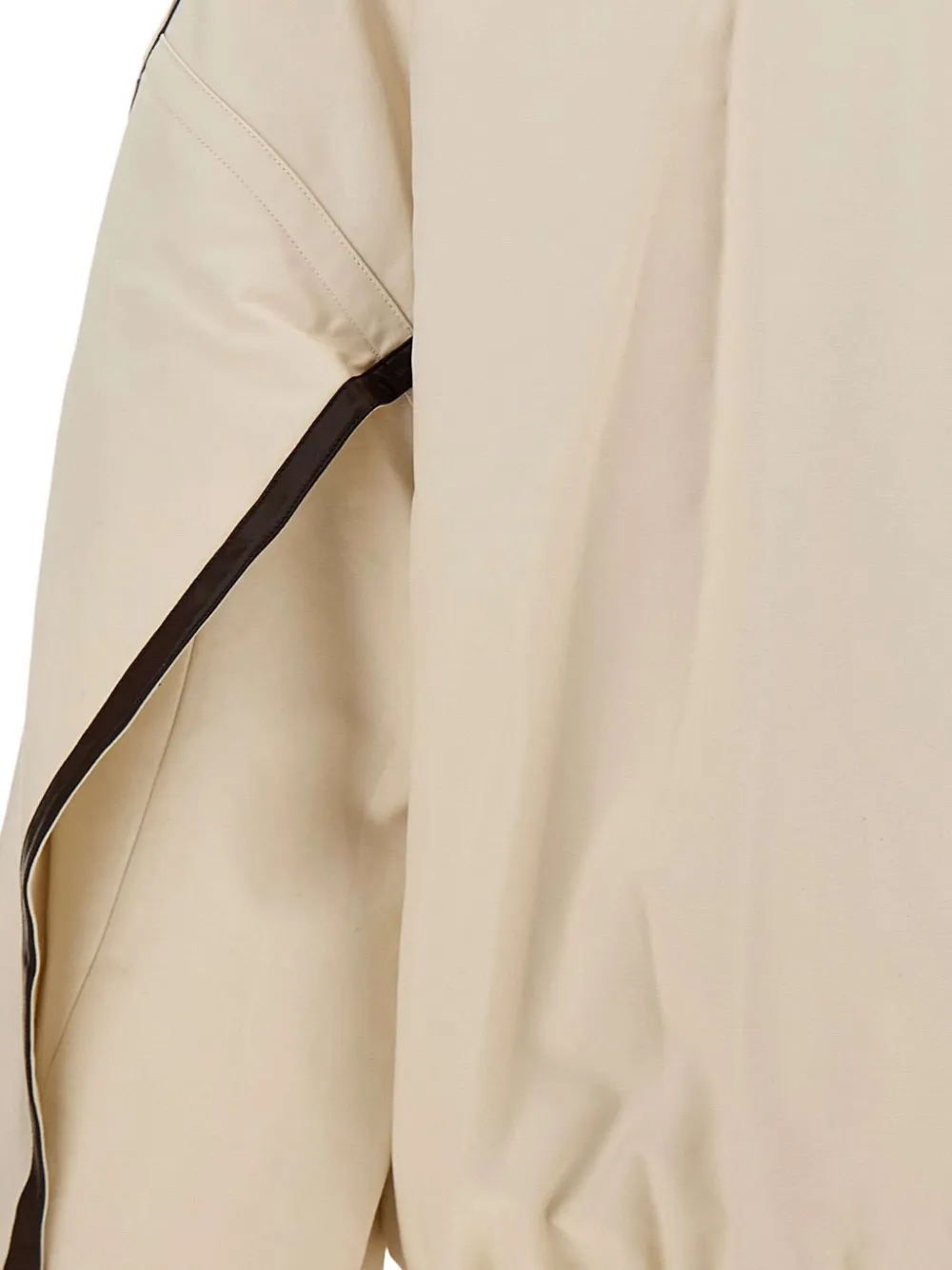 Jacques Bomberjack met contrasterende kraag Beige