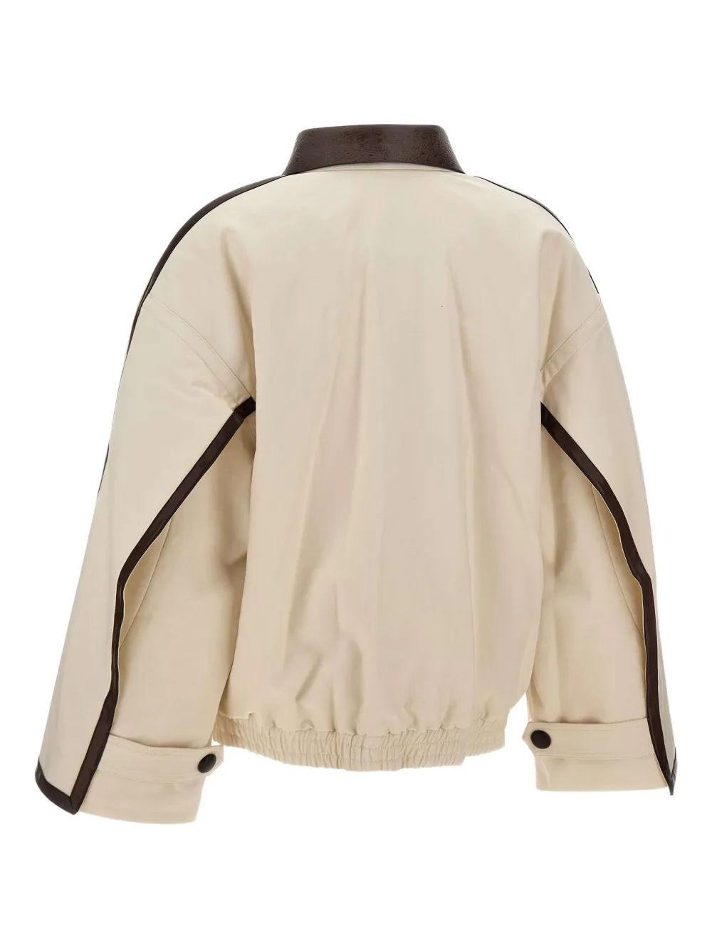 Jacques Bomberjack met contrasterende kraag Beige