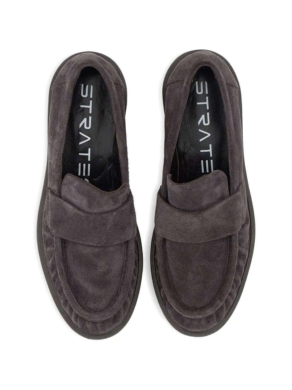 strategia shoes Romy suede loafers Grijs