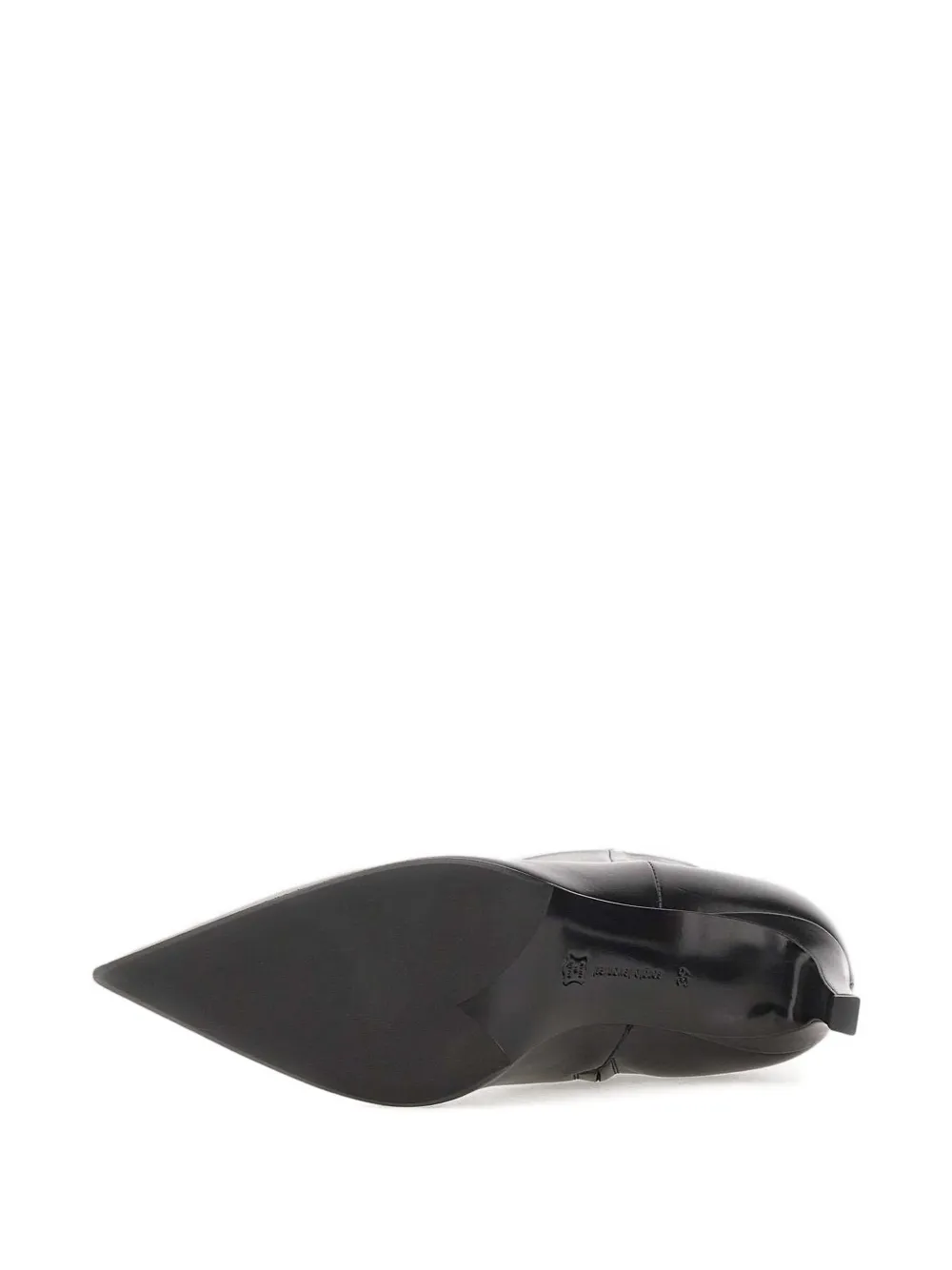 Sergio Levantesi pointed-toe ankle boots Zwart