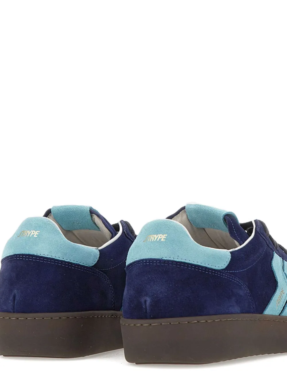 LOGO贴花绒面皮运动鞋