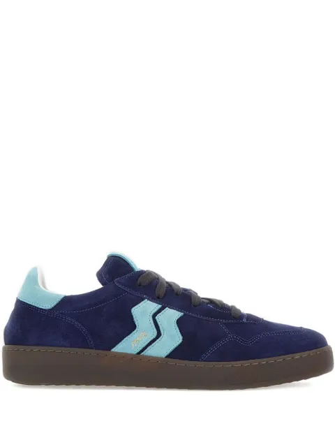 STRYPE suede logo-appliqué sneakers