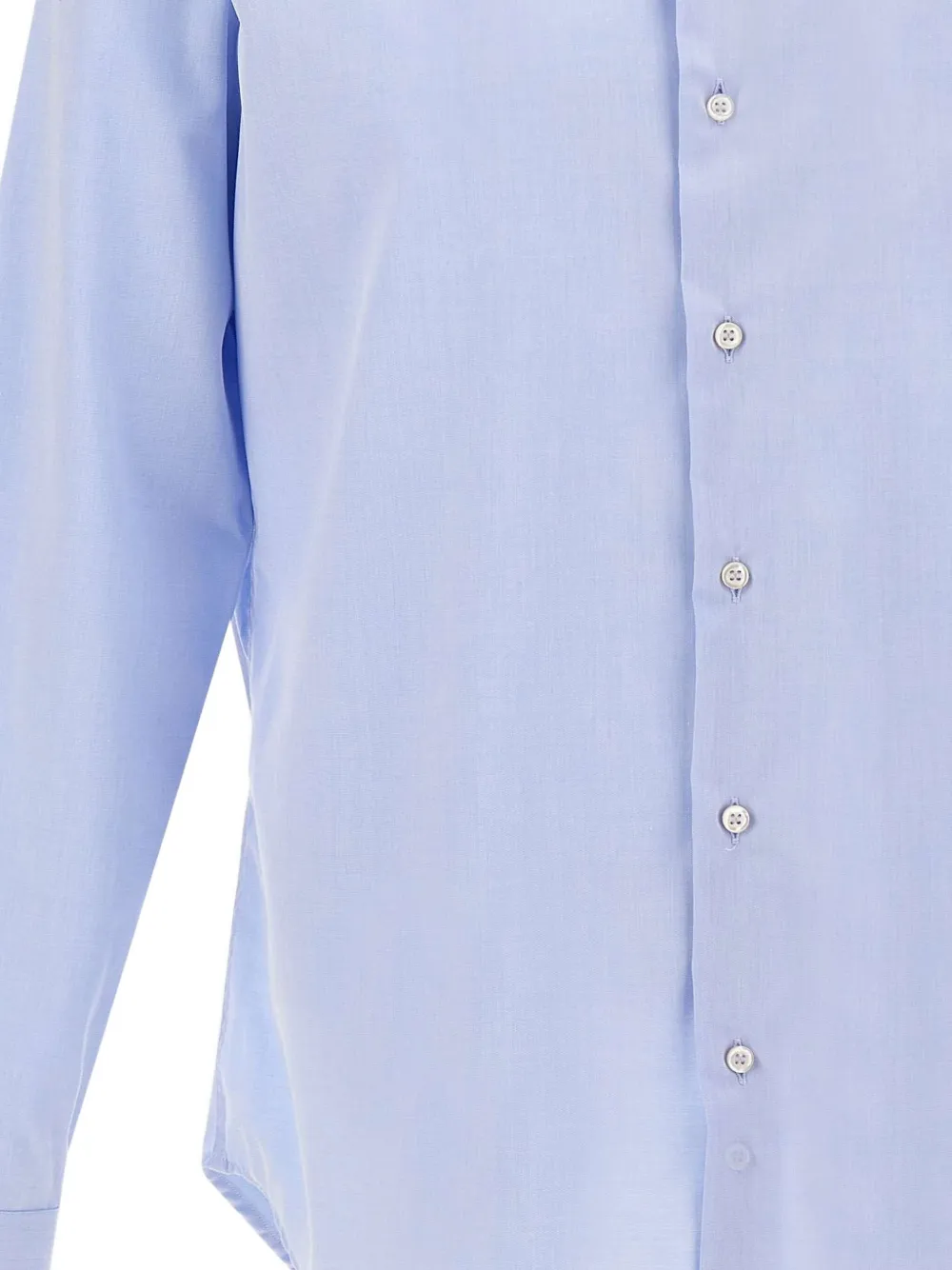 Marchesani Cotton Buttoned Shirt In Blue