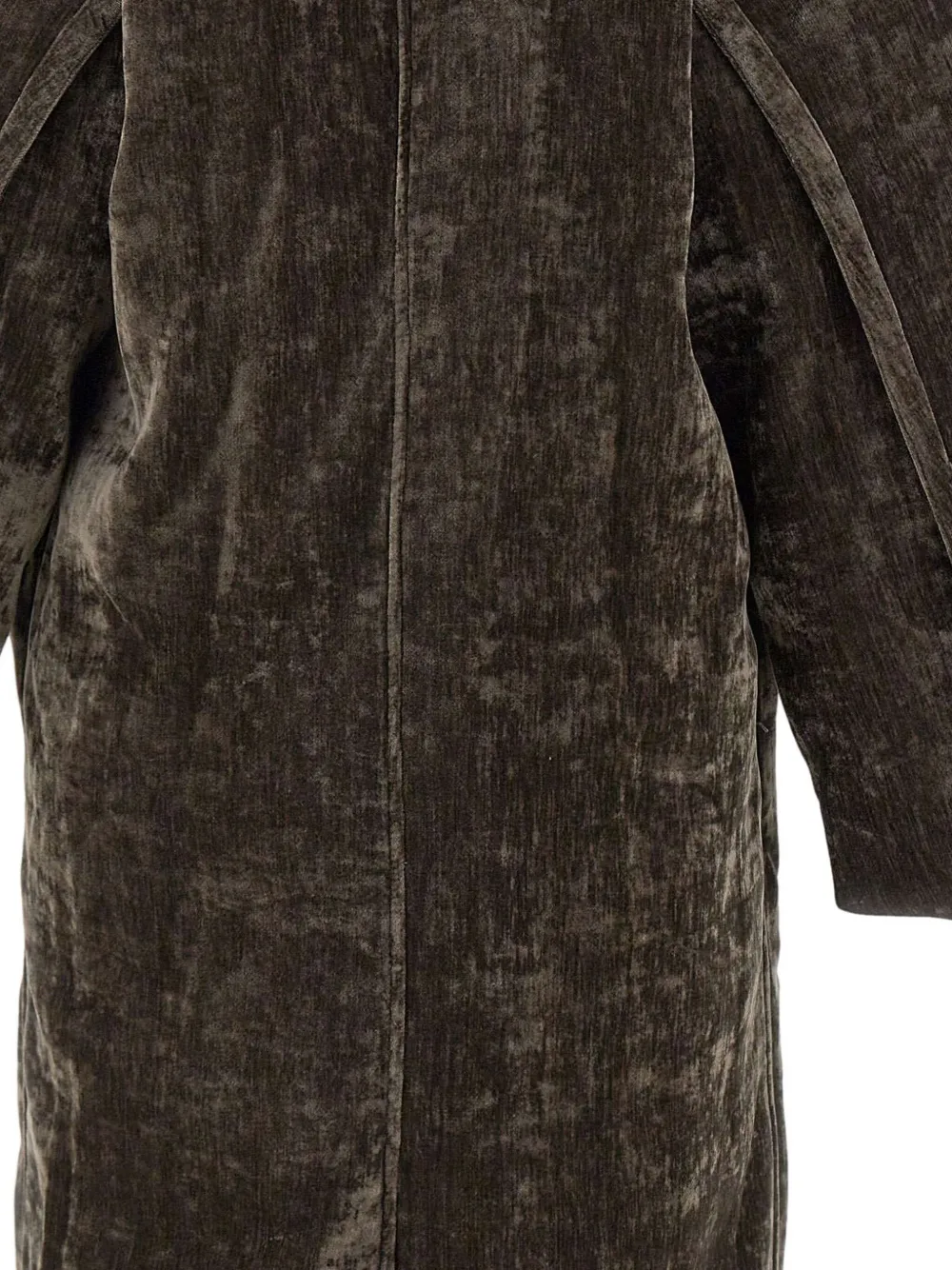 Jacques Shearling Jewel-button Coat In Green