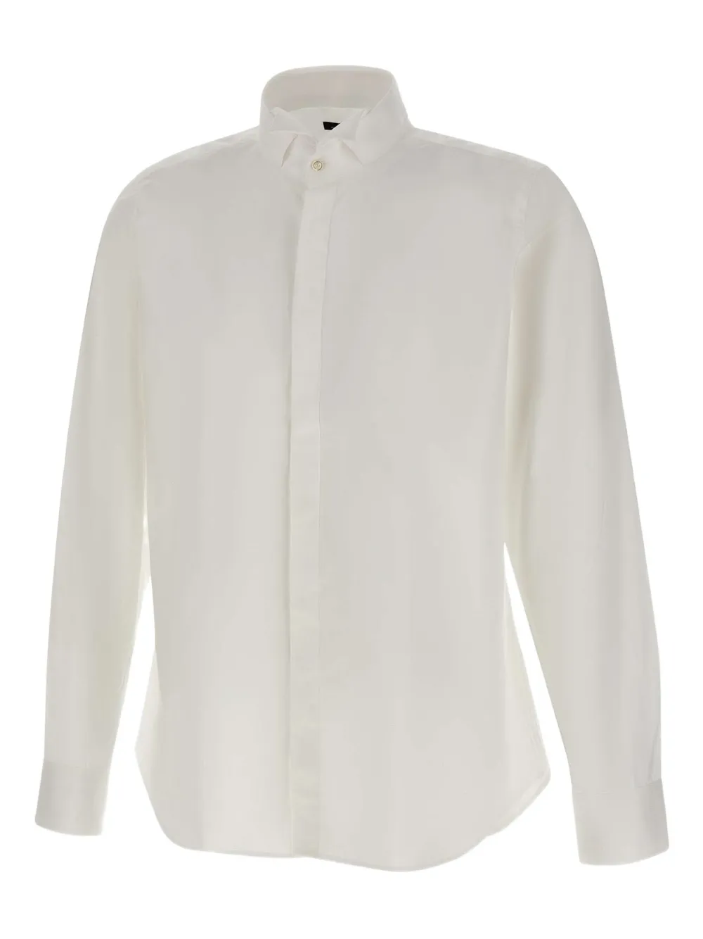 Marchesani Wing-collar Shirt In White