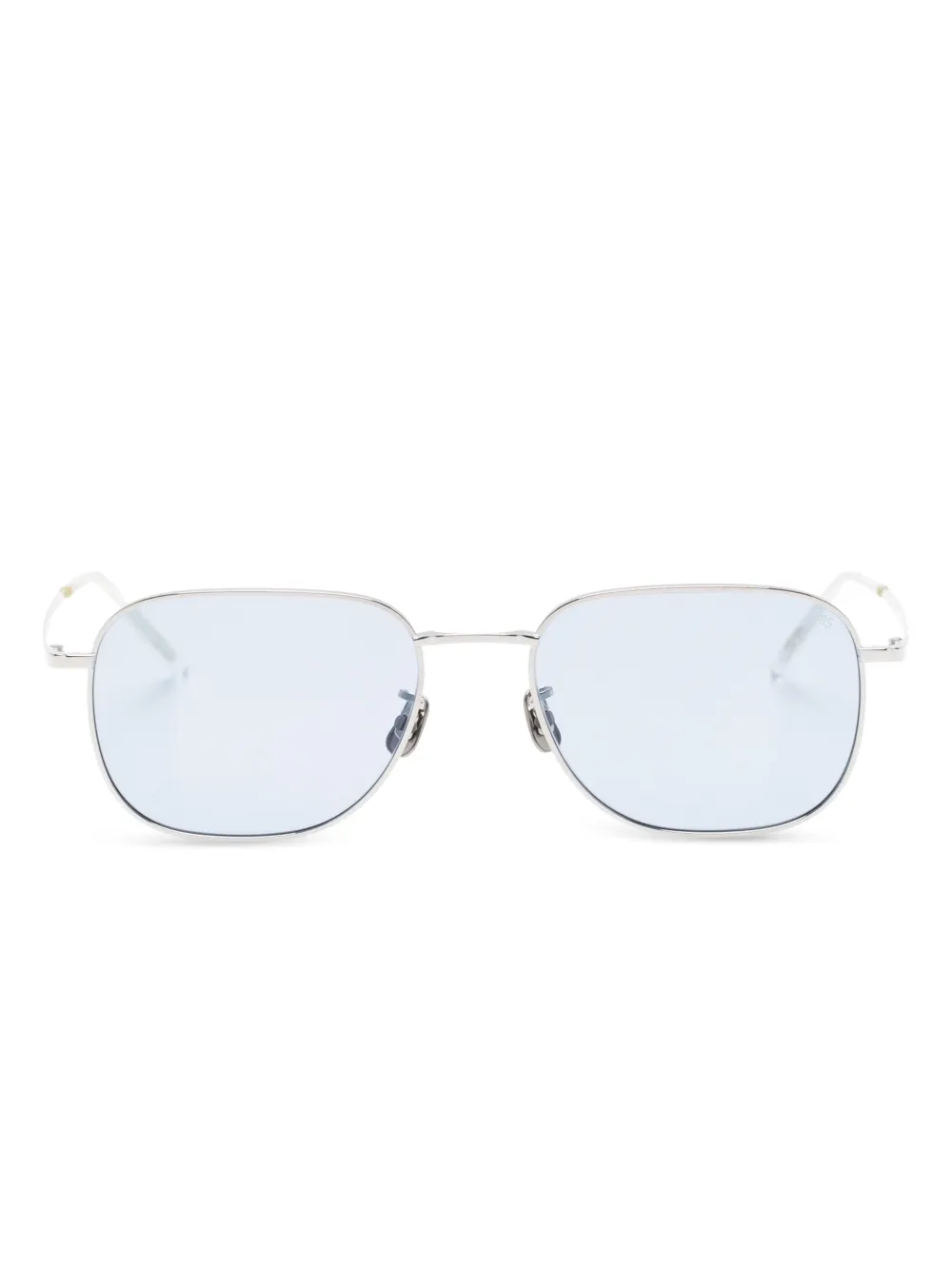 Eyevan7285 rectangle-frame sunglasses | Silver | Image 1