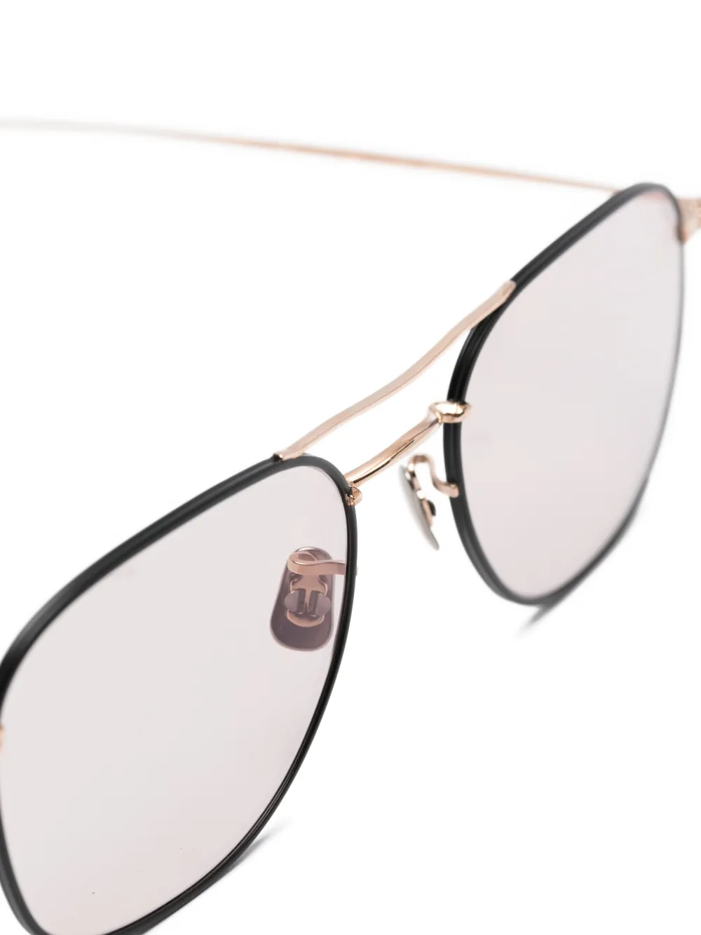 Eyevan7285 1014 zonnebril met vierkant montuur Goud