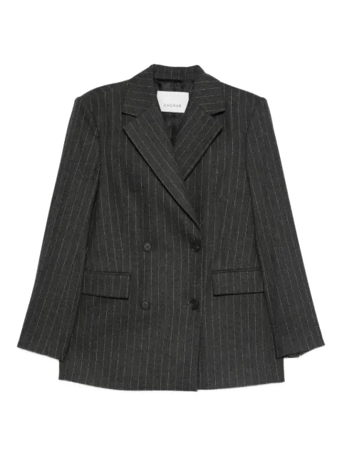 House Of Dagmar pinstripe double-breasted blazer